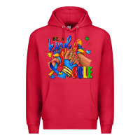 Cardinal Be a kind sole Autism afro girl sneakers Premium Hoodie - RanaPortraitStore