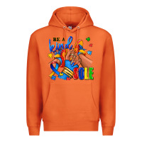 Carrot Be a kind sole Autism afro girl sneakers Premium Hoodie - RanaPortraitStore