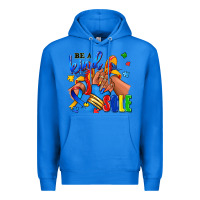 True Royal Be a kind sole Autism afro girl sneakers Premium Hoodie - RanaPortraitStore