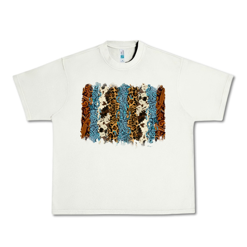Tool Leather Leopard Cowhide Backround Urban Heavy Tee by RanaPortraitStore | Teevron