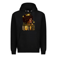 Black Birthday queen afro girl Premium Hoodie - RanaPortraitStore