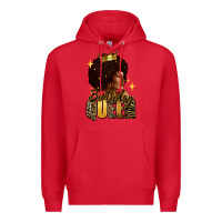 Red Birthday queen afro girl Premium Hoodie - RanaPortraitStore