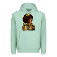 Seafoam Birthday queen afro girl Premium Hoodie - RanaPortraitStore