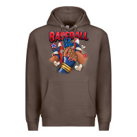 Coffee Baseball life afro girl sneakers Premium Hoodie - RanaPortraitStore