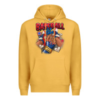 Mustard Baseball life afro girl sneakers Premium Hoodie - RanaPortraitStore