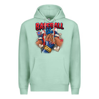 Seafoam Baseball life afro girl sneakers Premium Hoodie - RanaPortraitStore