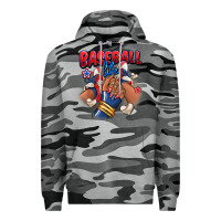 Slate Camo Baseball life afro girl sneakers Premium Hoodie - RanaPortraitStore