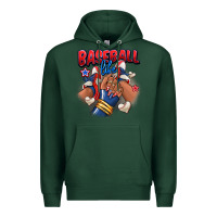 Sports Green Baseball life afro girl sneakers Premium Hoodie - RanaPortraitStore