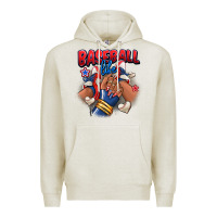 Oatmeal Heather Baseball life afro girl sneakers Premium Hoodie - RanaPortraitStore