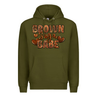 Army Green Brown sugar babe Premium Hoodie - RanaPortraitStore