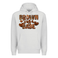 Dove Grey Brown sugar babe Premium Hoodie - RanaPortraitStore
