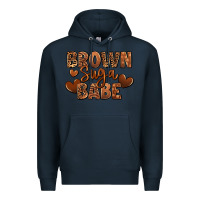 Navy Brown sugar babe Premium Hoodie - RanaPortraitStore