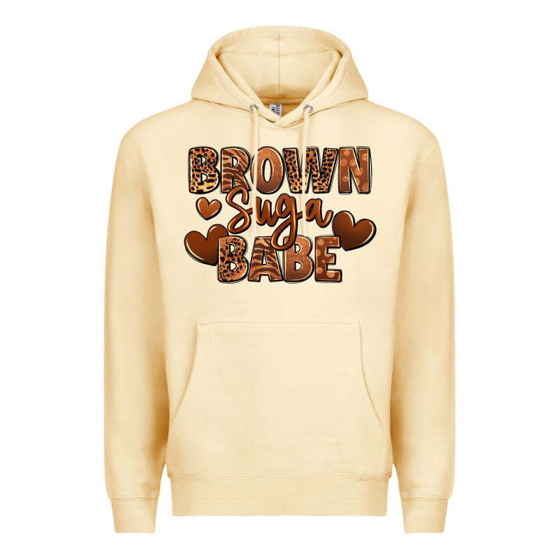 Brown Sugar Babe Premium Hoodie by RanaPortraitStore | Teevron