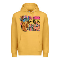 Mustard Closing deals in high heels black fashion girl Premium Hoodie - RanaPortraitStore