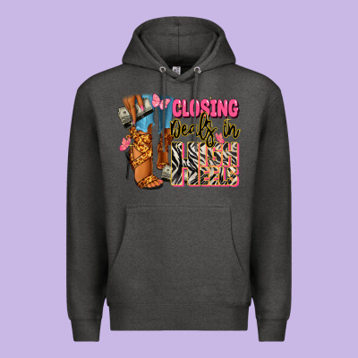 Closing Deals In High Heels Black Fashion Girl Premium Hoodie Designed By Ranaportraitstore