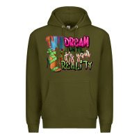 Army Green Dream until it's your reality heels black fashion Premium Hoodie - RanaPortraitStore