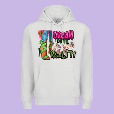 Dream Until It's Your Reality Heels Black Fashion Premium Hoodie Designed By Ranaportraitstore