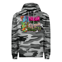 Slate Camo Dream until it's your reality heels black fashion Premium Hoodie - RanaPortraitStore