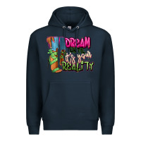 Navy Dream until it's your reality heels black fashion Premium Hoodie - RanaPortraitStore