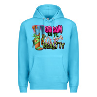 Ocean Blue Dream until it's your reality heels black fashion Premium Hoodie - RanaPortraitStore