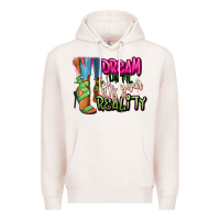 Pale Pink Dream until it's your reality heels black fashion Premium Hoodie - RanaPortraitStore