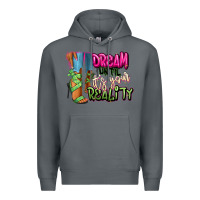 Rock Dream until it's your reality heels black fashion Premium Hoodie - RanaPortraitStore