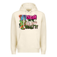 Tofu Dream until it's your reality heels black fashion Premium Hoodie - RanaPortraitStore