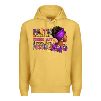 Antique Gold Faith it does not make things easy Premium Hoodie - RanaPortraitStore