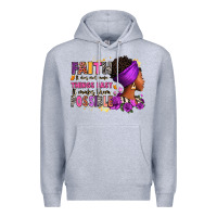 Heather Grey Faith it does not make things easy Premium Hoodie - RanaPortraitStore