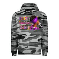 Slate Camo Faith it does not make things easy Premium Hoodie - RanaPortraitStore