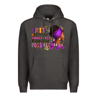 Smoke Faith it does not make things easy Premium Hoodie - RanaPortraitStore