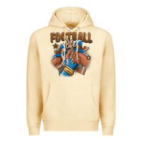 Pina Colada Football life afro girl sneakers Premium Hoodie - RanaPortraitStore