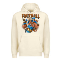Sandshell Football life afro girl sneakers Premium Hoodie - RanaPortraitStore