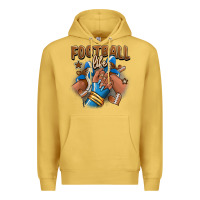 Antique Gold Football life afro girl sneakers Premium Hoodie - RanaPortraitStore
