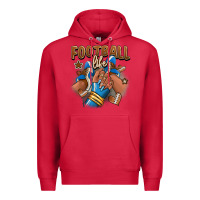 Cardinal Football life afro girl sneakers Premium Hoodie - RanaPortraitStore