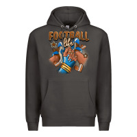 Smoke Football life afro girl sneakers Premium Hoodie - RanaPortraitStore