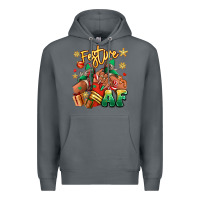 Rock Festive af Christmas black girl sneakers Premium Hoodie - RanaPortraitStore