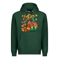 Sports Green Festive af Christmas black girl sneakers Premium Hoodie - RanaPortraitStore