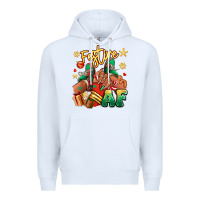 White Festive af Christmas black girl sneakers Premium Hoodie - RanaPortraitStore