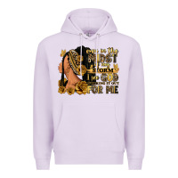 Lilac Even in the midst of my storm afro woman Premium Hoodie - RanaPortraitStore