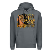 Rock Even in the midst of my storm afro woman Premium Hoodie - RanaPortraitStore