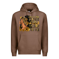 Chestnut Even in the midst of my storm afro woman Premium Hoodie - RanaPortraitStore