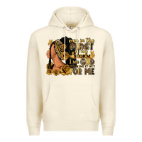 Sandshell Even in the midst of my storm afro woman Premium Hoodie - RanaPortraitStore