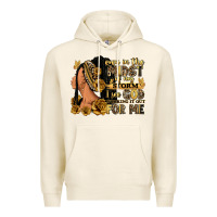 Tofu Even in the midst of my storm afro woman Premium Hoodie - RanaPortraitStore
