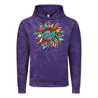 Cloud Purple racing sunflower Vintage Hoodie - AdoDesignShop