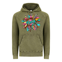 Vintage Olive racing sunflower Vintage Hoodie - AdoDesignShop