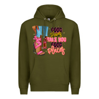Army Green Good shoes take you to good places black fashion g Premium Hoodie - RanaPortraitStore