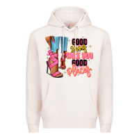 Pale Pink Good shoes take you to good places black fashion g Premium Hoodie - RanaPortraitStore