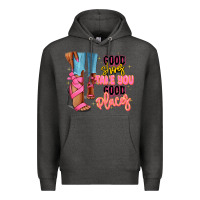 Charcoal Heather Good shoes take you to good places black fashion g Premium Hoodie - RanaPortraitStore