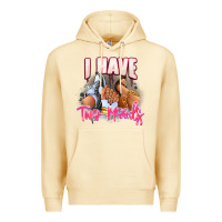 Pina Colada I have two moods sneaker and heels Premium Hoodie - RanaPortraitStore